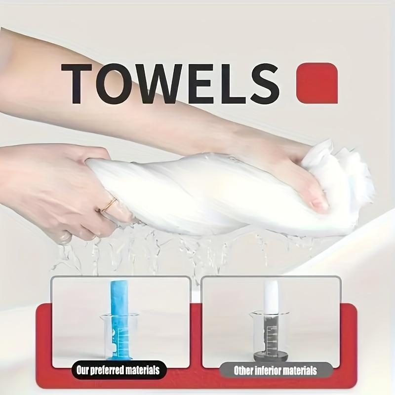 Portable Compressed Disposable Towels, Thickened Compressed Disposable Face Towels for Travel and Home Use
