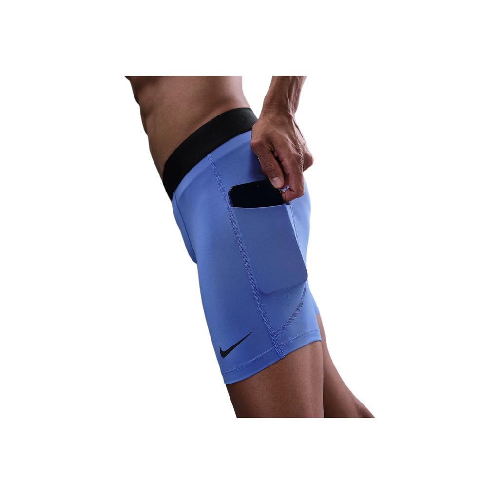 Nike Логотип Спортивные шорты с трехчетвертной длиной Slim Fit Мужские шорты Цвет: Синий Комета FB7958-411