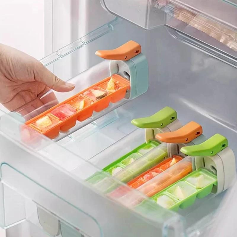Креативная форма для льда, легко разбираемая, формованный аппарат для изготовления льда с ручкой, многоразовая чашка для хранения льда