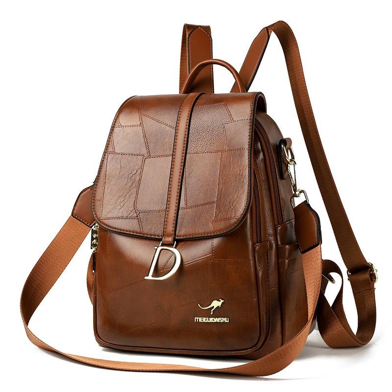 Простой и модный женский рюкзак, универсальный для поездок на работу, одноплечная сумка большой вместимости