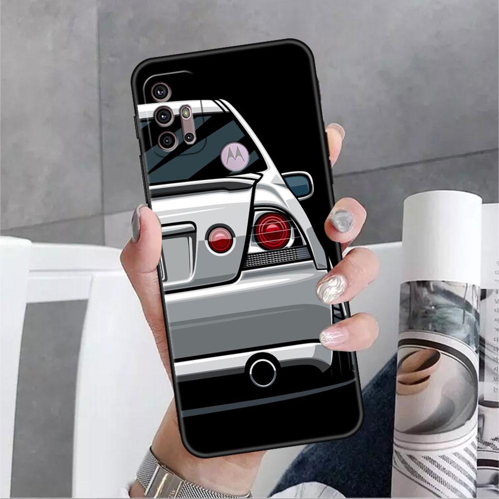 Мягкий чехол с изображением японских спортивных автомобилей JDM для Motorola G60 G30 Edge 20 30 G22 G9 Play G52 G8 G9 Power G50 One Fusion, чехол для телефона