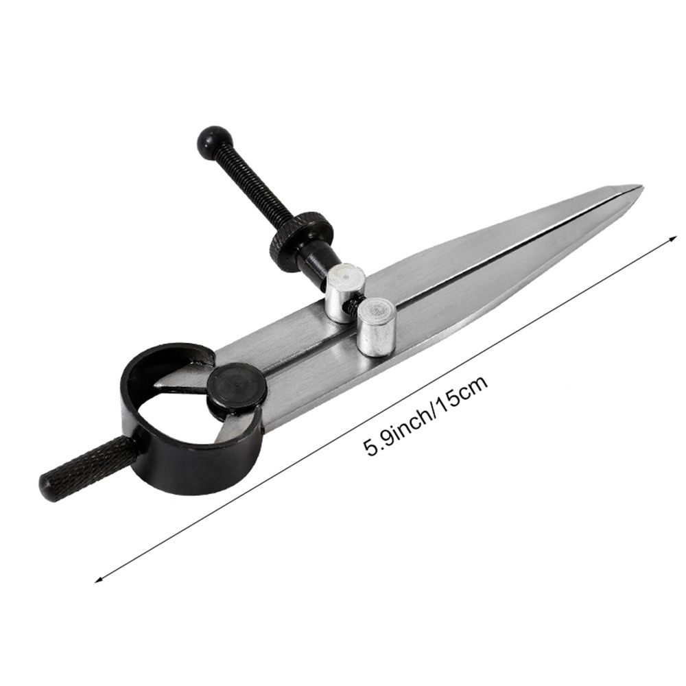Adjustment Draw a Circle Arc Art Quick Nut Steel Divider Wing Creaser Scribing Tool Leather Compass
