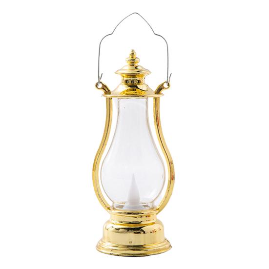 Светодиодная лампа в стиле ретро на батарейках, небьющаяся, неяркая, энергосберегающая, декоративная, рождественская, креативная, масляная лампа из АБС-пластика