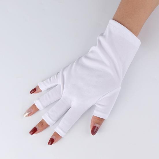 1/2 пары хлопковых увлажняющих перчаток для сухих рук, успокаивающие увлажняющие перчатки без пальцев для сенсорных экранов для спа-салонов для мужчин и женщин