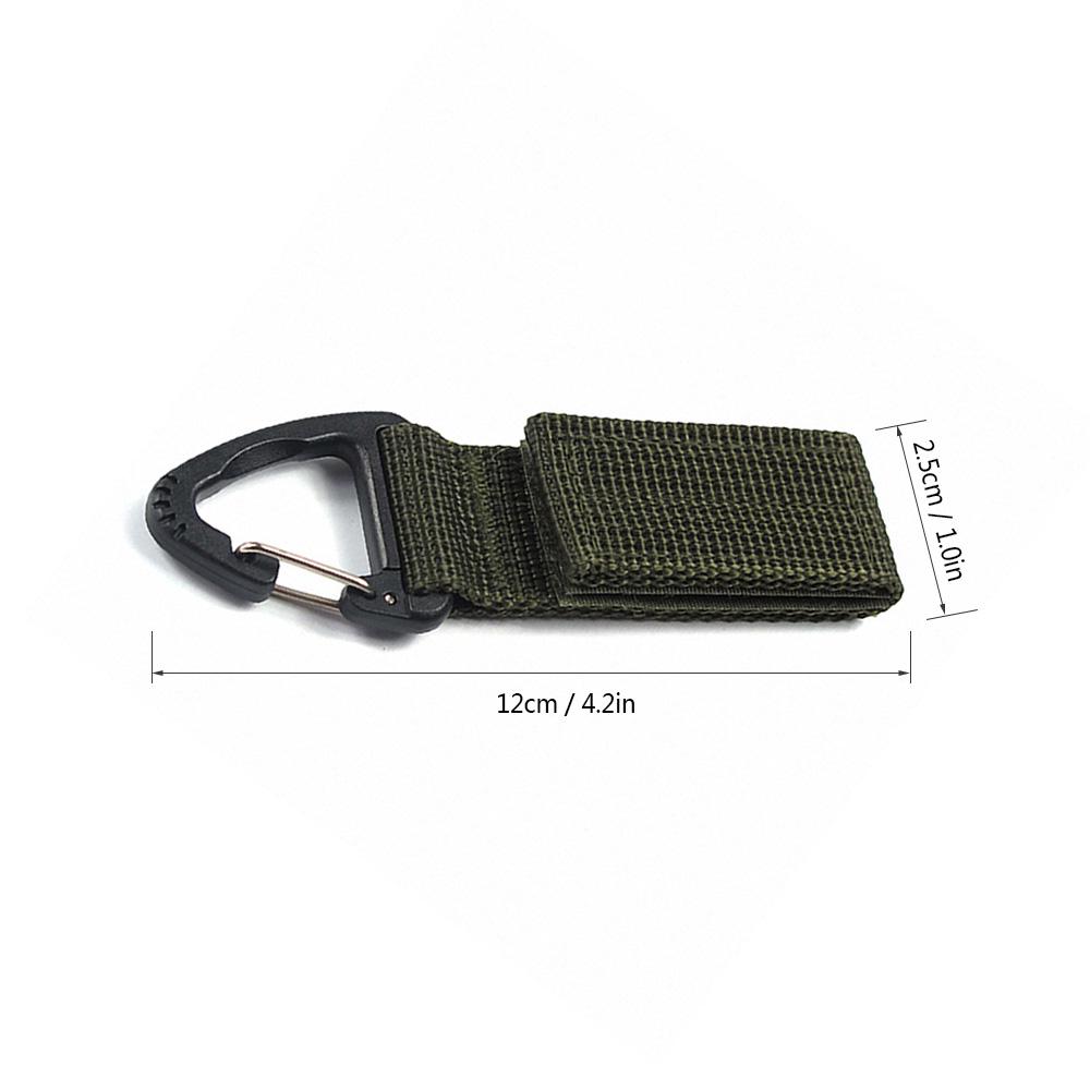 Многофункциональный зажим для ремня Molle из тесьмы, пряжка для карабина, высокопрочная нейлоновая подвесная цепь