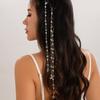 Праздничный стиль Натуральный камень Длинная гравийная цепочка Плетеные волосы Дреды Украшения для волос Бабочка Звезда Головной убор Женщины