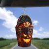 Хэллоуин Акриловый Автомобильный Подвесной Кулон С Мультяшным Ведром В Виде Головы Тыквы Для Украшения