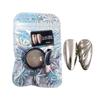 Metal Shine Mirror Nail Powder, Stone Gray, 1 Piece