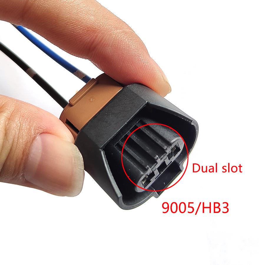 1 Pair Original 9005/HB3 9006/HB4 Socket Connector Female Plug For Toyota Camry Corolla RAV4 Hilux Auris CHR Headlight Lamp