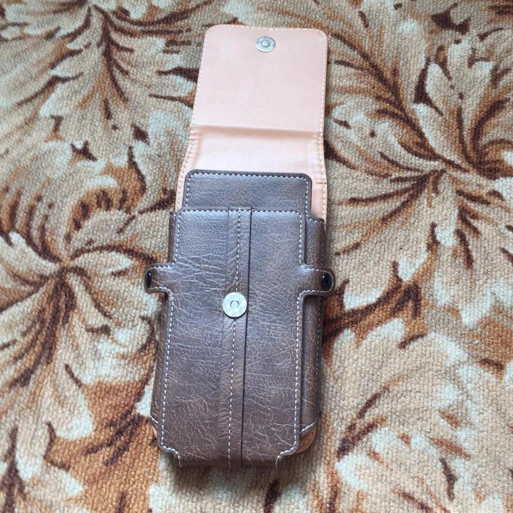 Наружный крючок, кожаный кошелек для карт, чехол для телефона, мужская подвесная поясная сумка, поясная сумка для инструментов для iPhone 12 Pro Samsung Huawei Xiaomi Redmi, зажим для ремня, чехол-кобура