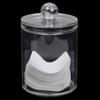 Transparent Ear Bud Holder Plastic Cotton Swab Box Storage Box Storage Jar Case Jewelry Box