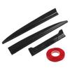 3PCS Car Universal Spoiler Thermal Stability Strong Grip Lightweight Rear Trunk and Window Roof