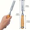 Professional Wood Chisel Set 4 Piece Wood Chisel Set for Woodworking Wood Carving CR-V Steel Chisel