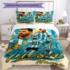 Messi Customize your name Bedding Set Breathable Duvet Cover with Pillowcases Home Decoration Birthday Gift