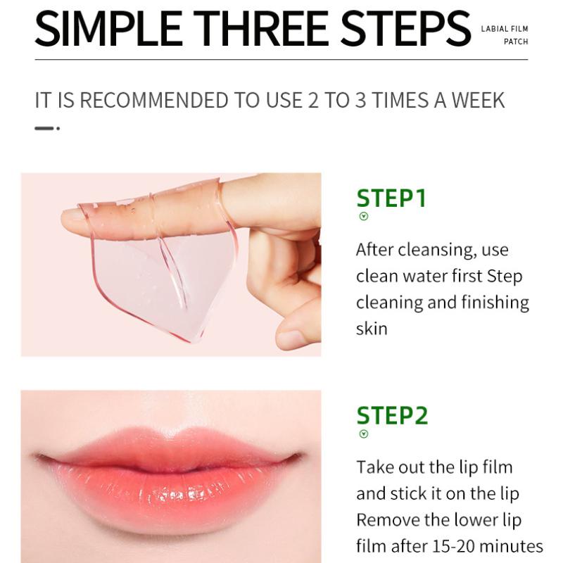 Маска для губ 8 г SADOER Collagen Plant Lip Mask Fading Lip Pattern Pack
