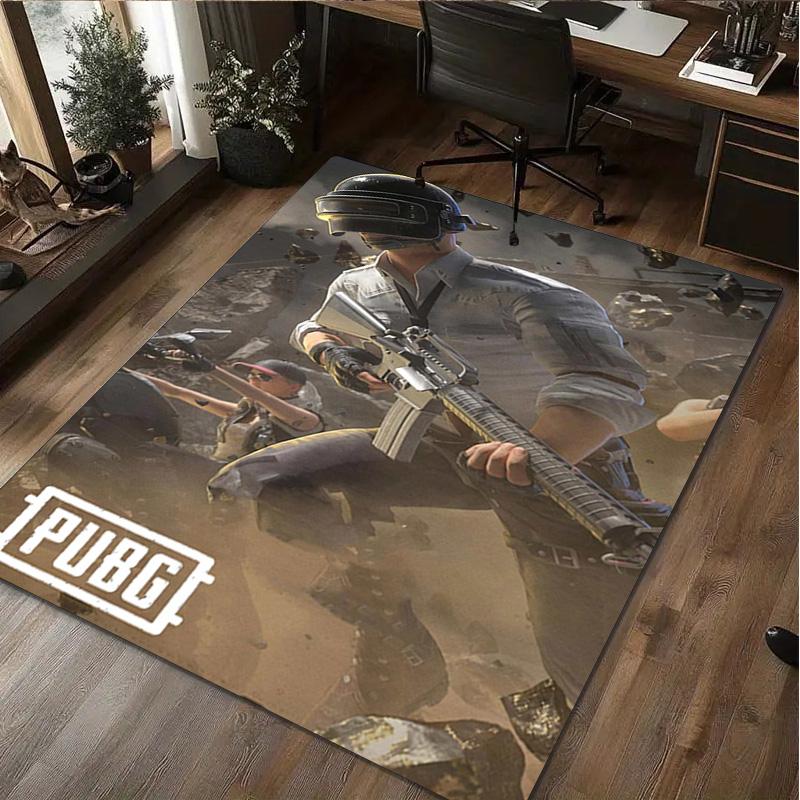 1Pc pnbg Print Rug - Computer Chair Area Rug home decoration Carpet For Living Room Bedroom Flooring Mat