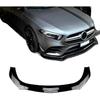 Совместимо для Mercedes Benz A CLASS W177 2019-2022 A180 A200 A35 AMG Передний сплиттер Спойлер Бампера Защитная Лопата Окантовка(Черный глянцевый)