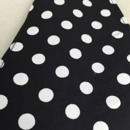 Ретро милый фартук для женщин с V-образным вырезом в горошек сексуальный регулируемый хлопковый кухонный фартук с завязками для домашнего использования на работе