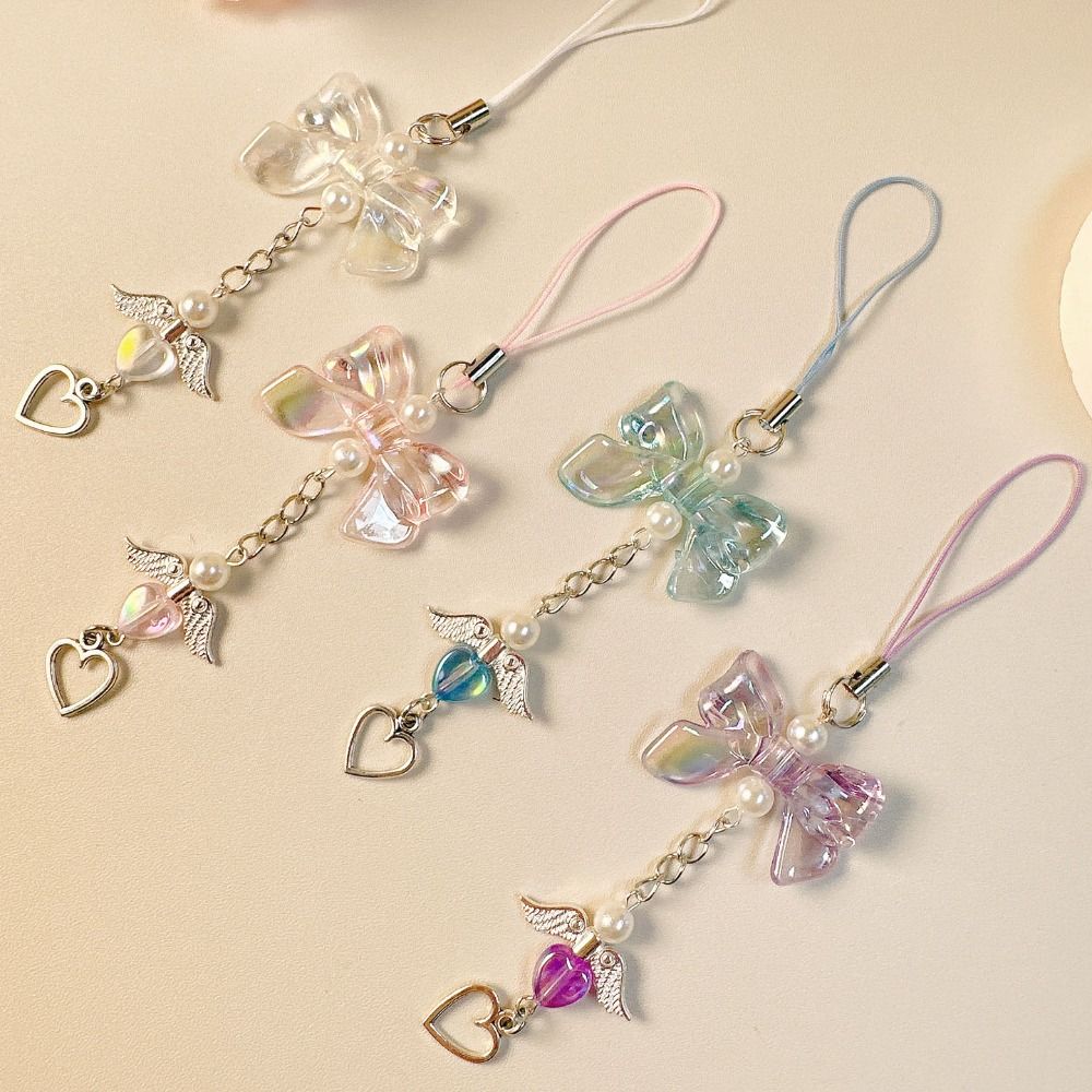 Прозрачный женский мобильный телефон цепочка анти-падение брелок милый телефон подвесной шнурок