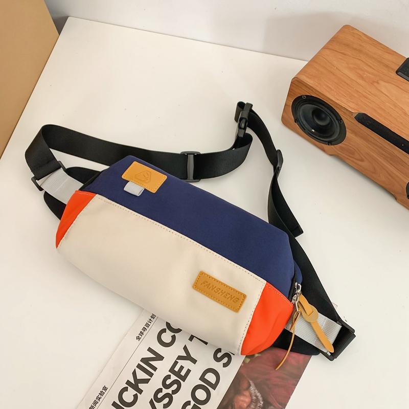 Дорожная сумка для пары контрастного цвета, поясная сумка, маленькая квадратная сумка через плечо