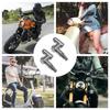 Adjustable Mirror Extensions Motorcycle Rear View Mirror Mount Risers 2 Pieces 360 Degree Adjustable Mount Replacement For