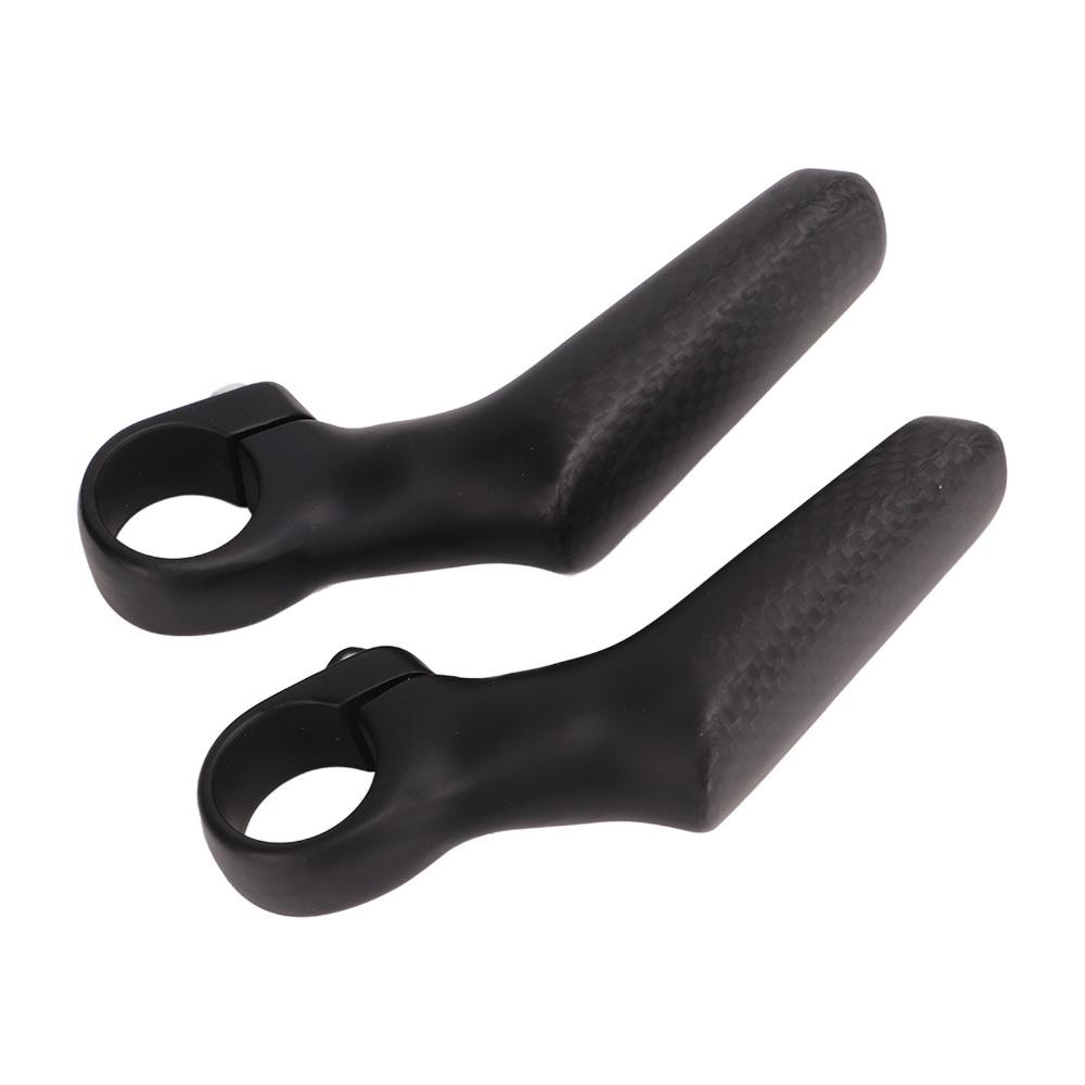 1 Pair L Shape Bike Handlebar Bar Ends Ergonomic Bike Auxiliary Handlebar Mountain Bike Riding