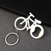 Metal Bicycle Keychain Bike Shaped Bike Key Rings Men Gifts Bottle Opener Keyring  Backpack Pendant