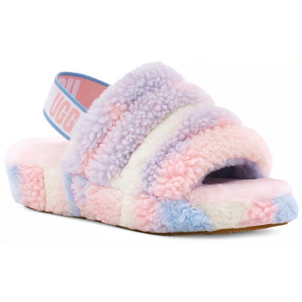 UGG Шлепанцы Fluff Yeah Slide Cali Collage Женские 1120070-PSTR