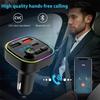 Bluetooth Автомобильный FM-трансмиттер с MP3-плеером P4 и быстрой зарядкой QC3.0
