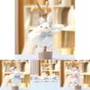 Cute Cartoon Bunny Plush Doll With Pp Cotton Filling For Bag Decor And Collectors