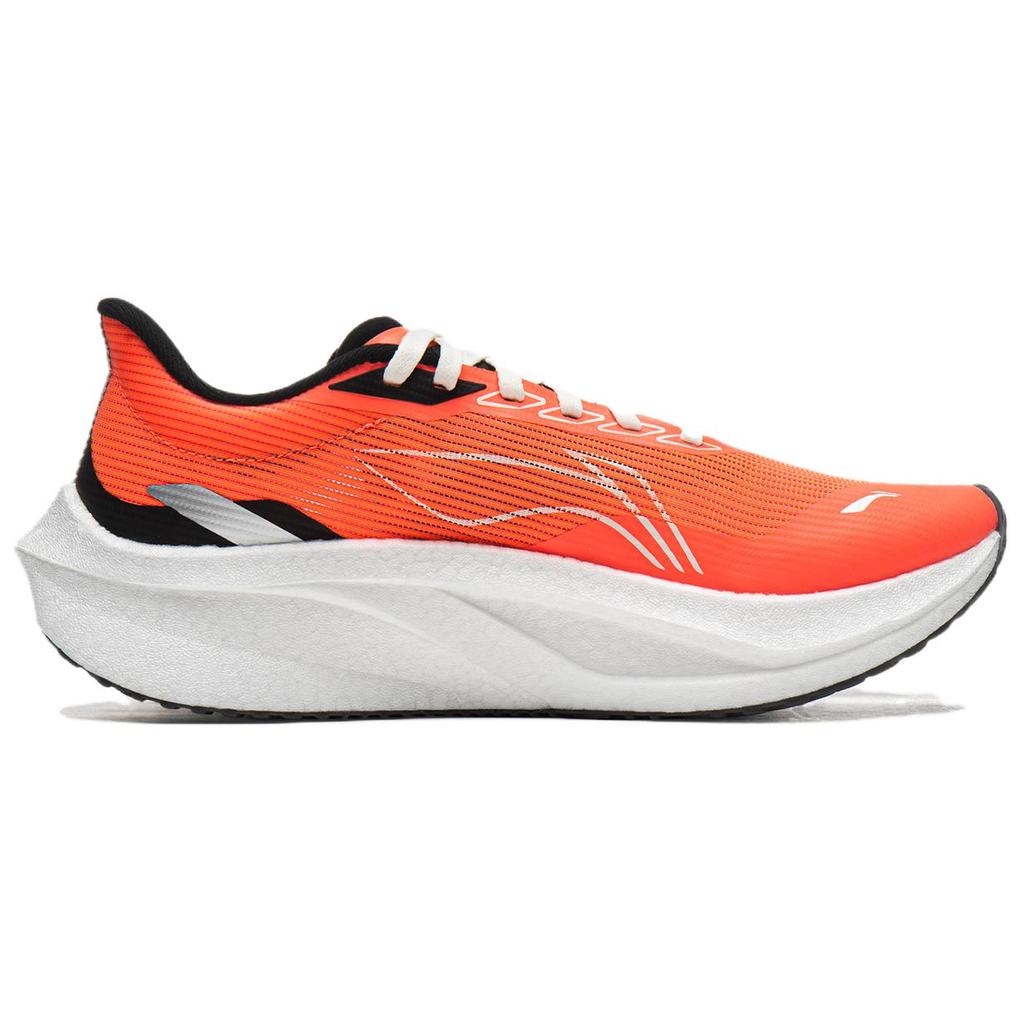 Li Ning Feidian 4 Challenger Carbon Plate Running Shoes Women Sneakers Orange White ARMU006-19