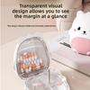 Cartoon Bear Drug Storage Case 5 Grids Mini Pill Organizer Portable Pill Dispenser Box  for Travel