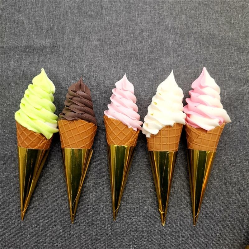 Artificial Ice Cream Model for Photography Props, Fake Ice Cream Model , Plastic Ice Cream Model for Shop Display