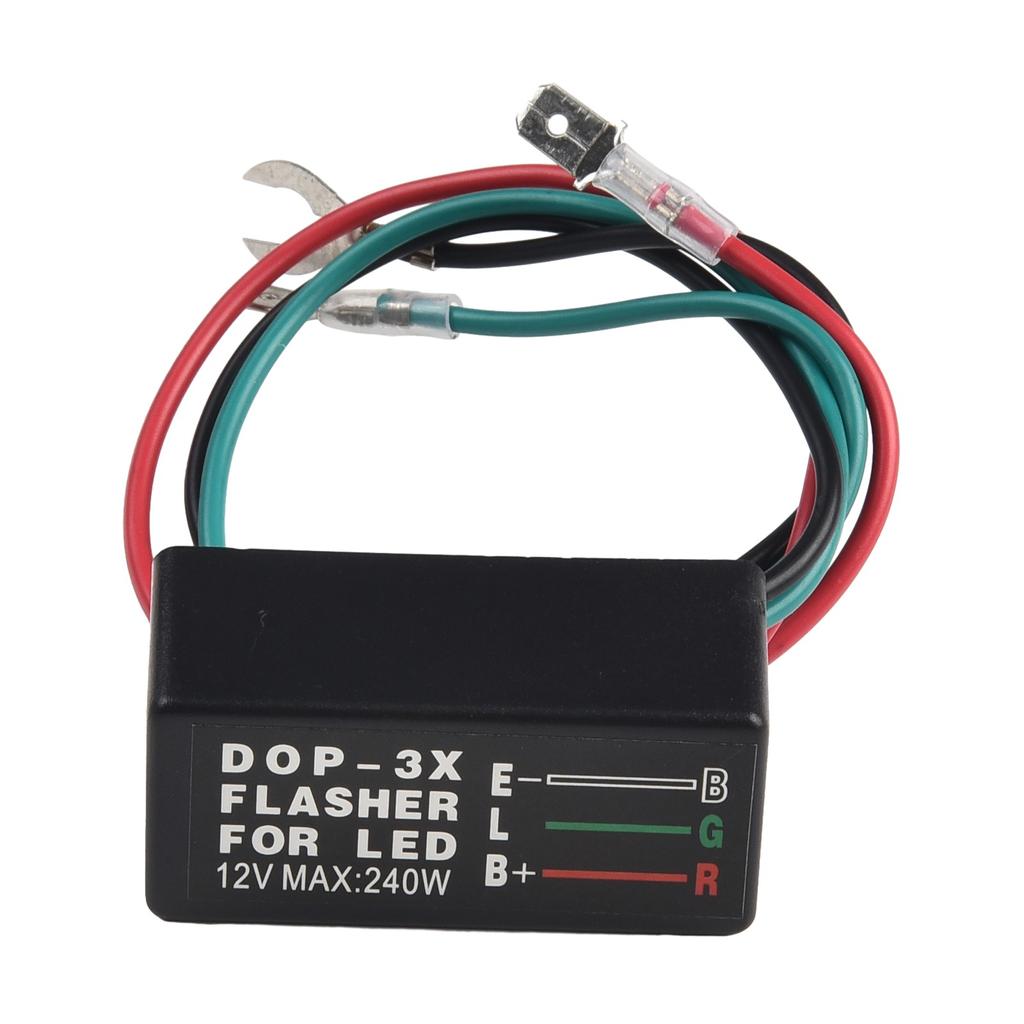 Светодиодный мигающий свет реле, для 3-контактного мотоцикла ATV автомобиля поворотник 12 В водонепроницаемый