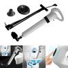 Toilet Air Pressure Inflator Plunger Pump Kit, Detachable Assembly Sewer Drain Cleaner