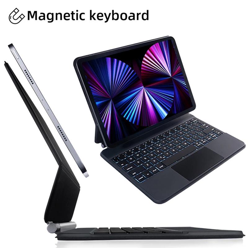 Клавиатура Magic Keyboard для iPad Pro 12 9 12,9 M2 2022 для iPad Pro 11 2022 10-го поколения iPad Air 5 Air 4 Keyboard Folio