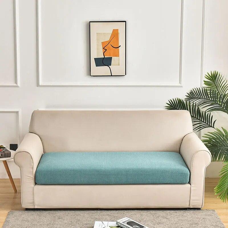 1PC Waterproof Sofa Couch Cover Elastic Seat Cushion Cover L Shaped Combination Chaise Sofa Slipcover For Living Room Home Decor