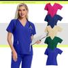 Short Sleeve Nurse Uniform Set for Spa, Salon, and Medical Staff - Available In Five Colors