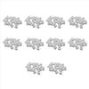 ABWZ-300Pcs 0.5 Modulus 8 Teeth Plastic Gear Cog For 2Mm Car Motor Shaft