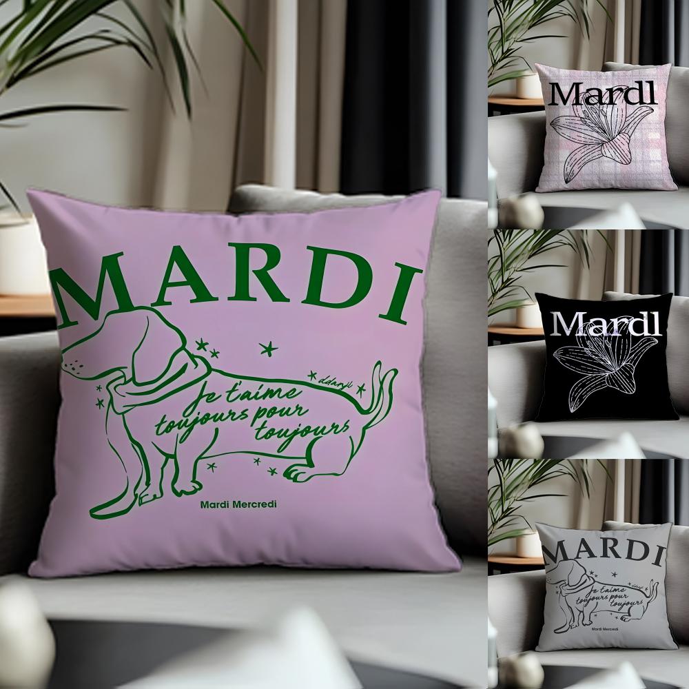 Trending MMardi Mercredied Cushion Cover Antidustmite Pillowcase Invisible Zipper Silky Short Plush Sofa Cushion Cover