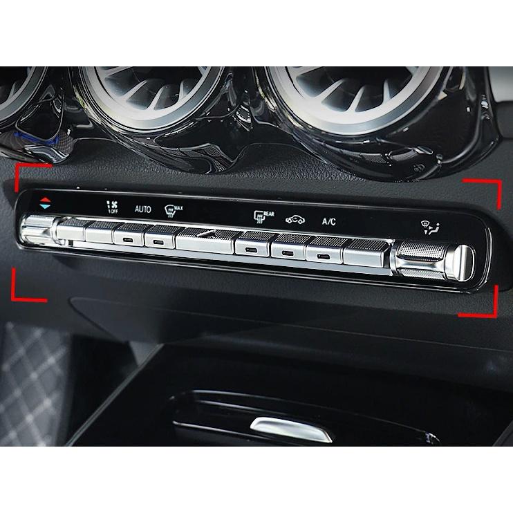 Car Center Console Air Conditioning Button Sticker For Mercedes Benz A B Class GLA GLB CLA W177 W247 H247 X247 C118 +