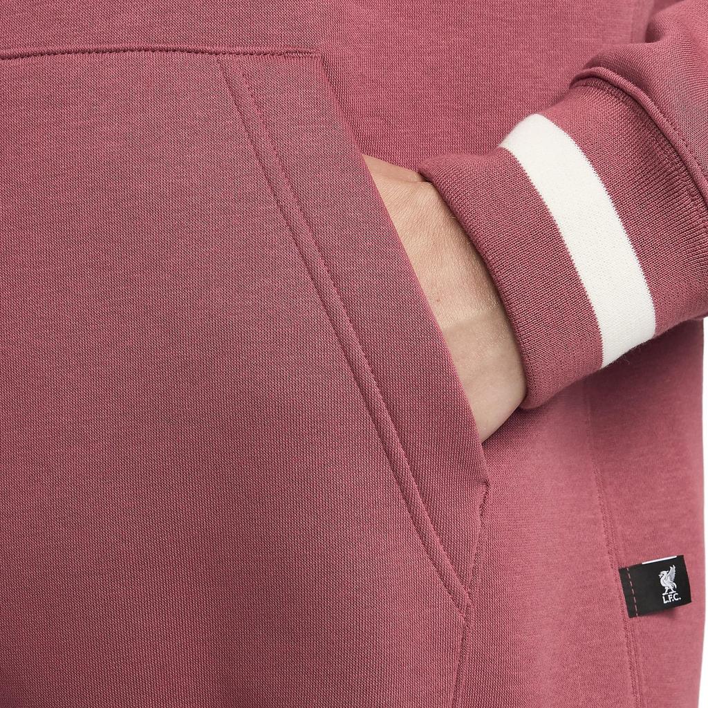 Nike Удобная Мягкая Толстовка с Капюшоном и Длинным Рукавом для Футбола Мужские топы Бордовый FQ3004-661