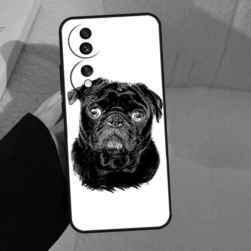 Милый мопс Для Honor Magic 7 Pro 5 6 V5 Чехол Для Honor 200 400 50 70 90 Lite X8a X8b X9a X9b X9c Обложка
