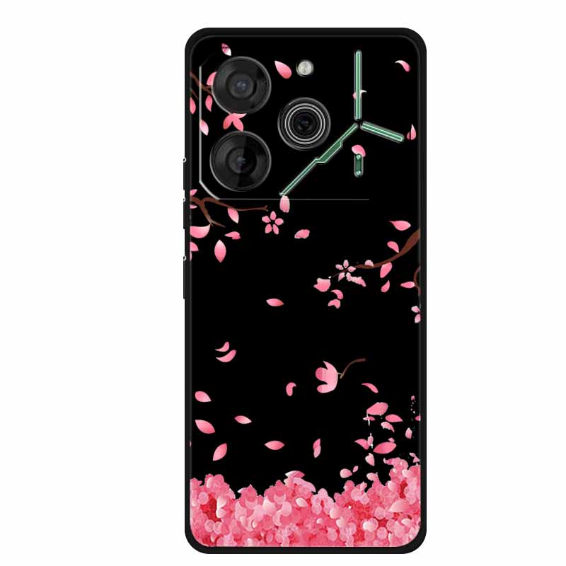 Черный силиконовый чехол для телефона Tecno Pova 6 Pro, противоударный, мягкий чехол-бампер для Tecno Pova 6 Pro, задняя крышка-чехол Pova6 Pro, мультяшный
