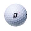 BRIDGESTONE SUPER STRAIGHT Golf 2023 Pack of White Balls, Model, 12,
