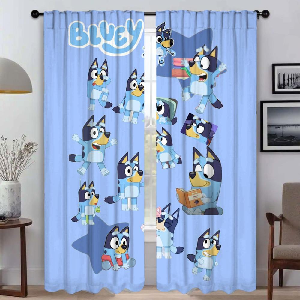 B-BlueyS Шторы Шторы для детской комнаты Шторы для спальни Жалюзи Шторы для окон Перегородки Шторы Украшения на Хэллоуин Гостиная Кухня