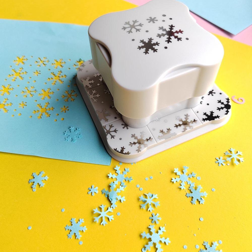 Magnetic Paper Hole Punch Punching Machine Handmade Embossing Device Labor-Saving DIY Decoration Paper Cutter Scrapbooking