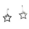 Altesse [K9446] - White 'Stars' Silver Earrings