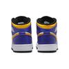 Детские кроссовки Air Jordan 1 Mid GS Lakers Purple Dark-Concord White DQ8423-517