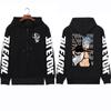 Grimmjow Jaegerjaquez Printed Hooded Bleach Anime Streetwear Men Women Zip Up Hoodies Harajuku Sweatshirt Male Zipper Jacket